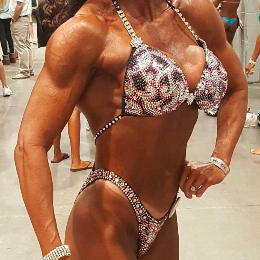Women's Rhinestone Bikini Set